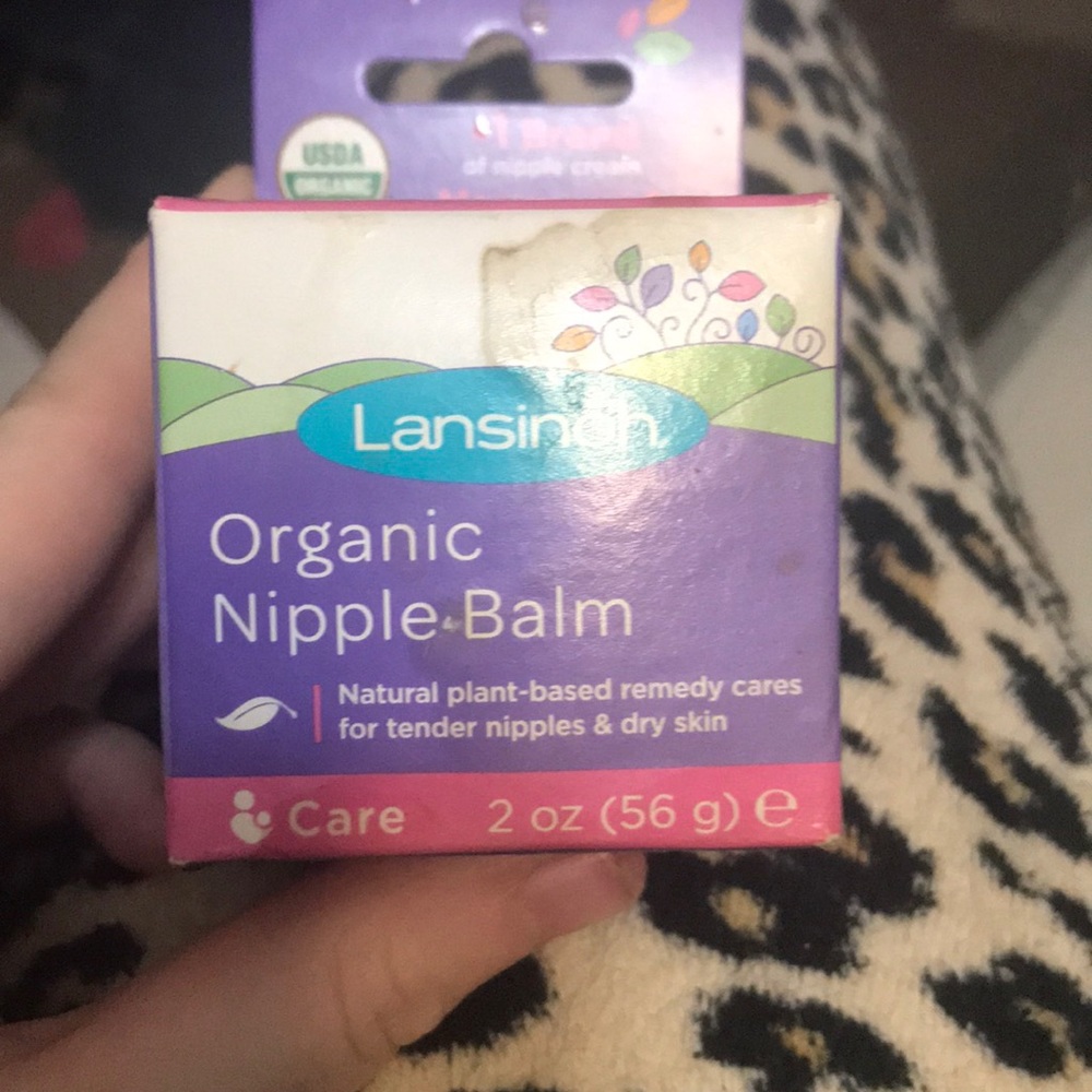 Organic nipple balm